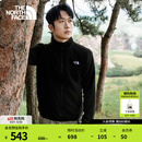 北面（The North Face）抓绒衣男Glacier外套户外保暖可做冲锋衣内胆26春夏上新|8FHX JK3/宇宙黑 XXXL/190