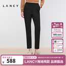朗姿/LANCY冬新款黑色高腰小脚羽绒裤外穿显瘦防风通勤休闲裤女 夜幕黑色2 M