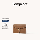 Songmont山下有松循迹系列钱包设计师款皮夹短款卡包夹礼物男女零钱包 枇杷棕 预售7天