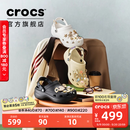 卡骆驰（CROCS）白鹿同款经典云朵洞洞鞋时尚百搭女鞋花园鞋沙滩鞋|206750 黑色-001(含智必星) 36 /37(230mm)