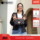 LeSportsac乐播诗姆明联名复古波点大开口化妆包包包女包生日礼物 黑色波点