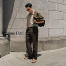 Massimo Dutti夏季新款2026男装经典复古风夹克外套03434453 巧克力色 L