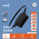 Bellroy 26年新色 澳洲 Lite Sling 7L轻量通勤骑行胸包磁吸斜挎包 墨黑色7L【热销】