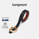 Songmont山下有松女士腰带双面自由搭配裤带头层牛皮装饰皮带 云吞扣M码 现货