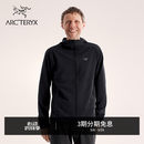 ARC'TERYX始祖鸟 KYANITE LIGHTWEIGHT HOODY 保暖 男子 抓绒衫 BLACK/黑色 M
