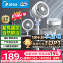 美的（Midea）【暴风循环】空气循环扇大风量摇头电风扇家用台式落地扇轻音卧室节能小风扇柔风轻羽扇 FGA24TQ