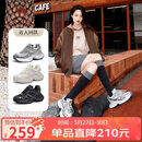 骆驼（CAMEL）【耀月】老爹鞋女潮酷撞色厚底休闲鞋 L24A255651 银色 37