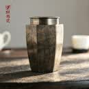 斑锡·龙 徐云勇大师作品 兰馨茶仓纯锡茶叶罐小号手工复古锡器 兰馨茶仓-古锡款