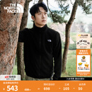 北面（The North Face）抓绒衣男Glacier外套户外保暖可做冲锋衣内胆26春夏上新|8FHX JK3/宇宙黑 XL/180