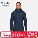 Rab新品男士户外高山保暖运动透气骑行防风徒步轻量棉服 QIP-17 暴风蓝 M