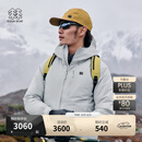 KOLON SPORT/可隆户外羽绒服 男士防水防风透湿轻量连帽高蓬鹅绒夹克 LHDJ5WN083-LG 浅灰 XL 180/100A