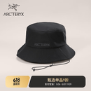 ARC'TERYX始祖鸟 SINSOLO BUCKET HAT 轻量 男女同款 渔夫帽 BLACK/黑色 L-XL