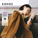 ERDOS【流金大衣】秋冬翻驳领双排扣中长款厚外套女羊绒大衣毛呢大衣 粉末咖啡色 XL 175/92A