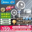 美的（Midea）【暴风循环】空气循环扇大风量摇头电风扇家用台式落地扇轻音卧室节能小风扇柔风轻羽扇 FGA24TQ
