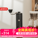 泰摩栗子C5手摇磨豆机 家用手动咖啡豆研磨机 磨豆器礼物 C5-曜石黑【全能版】