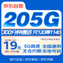 中国电信流量卡19元电话卡全国通用手机卡纯上网卡5G低月租星校园大王卡非无限