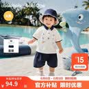 巴拉巴拉童装儿童短袖套装婴儿夏装2026新款男童宝宝Polo衫两件套t恤裤子