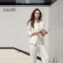 Laurèl【爆款补单】德国劳芮三醋酸淡人通勤西装女LWD365T15600 纯净白 M 165/88A