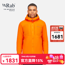 RabRAB睿坡Xenair Alpine男士防泼水透气棉衣户外运动棉服夹克QIP-09 橙色-MAM M