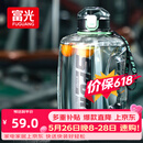 富光吨杯桶大容量塑料杯水杯Tritan刻度吸管运动户外水壶杯子2600ML