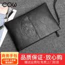 法国COW男士手包 男款大容量时尚手拿包休闲商务手抓包男式钱包男士礼物 C-9898 A款