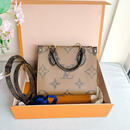 【二手95新】LU carryall老花 中号 小号 手提包 购物袋 单肩包 二手女士包袋 onthegobb