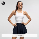 lululemon丨Ebb to Street 女士短款工字运动背心 内置内衣 LW1CJUS 白色 S /6