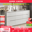 全友家居 九斗柜收纳储物客厅边柜家用餐边柜现代简约落地靠墙柜子