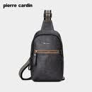 皮尔卡丹（pierre cardin）【真 男士胸包商务简约男式胸前包时尚