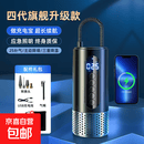 车载充气泵 汽车无线智能数显充气泵 多功能轮胎便携式无线打气泵 无线数显升级款+充电宝功能-银黑