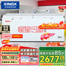 星星（XINGX）716L商用冰柜 冷藏冷冻冰箱中梁除霜冷冻柜 单温大容积卧式-40℃冷柜 BD/BC-716E以旧换新 价保618