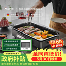 法诗缇（Fastee）烤肉锅电烤盘 家用0氟全金属机身无浓烟电烧烤炉烤肉盘 煎牛排专用锅不粘烤鱼盘 FST-49C