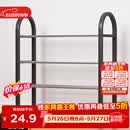 安尔雅 鞋架门口多层简易鞋柜客厅宿舍出租房收纳架子加粗  四层50cm