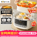 小熊（Bear）电炖盅电炖锅隔水炖家用4人用煲汤炖汤锅燕窝炖盅4.1L炖蒸煮一体微压电炖锅DDZ-J25G2