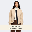 加拿大鹅（Canada Goose）Sierra女士黑标羊毛抓绒外套飞行员夹克 7224WB 9950 浅黄褐色 XL