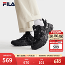 斐乐（FILA）休闲鞋猫爪鞋5代运动鞋春季男鞋老爹鞋 黑-BK 42