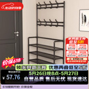 木双福鞋架门口多层家用鞋帽一体鞋柜出租屋置物架宿舍收纳柜