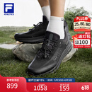 FILA 宁泽涛斐乐男鞋NUVOLE 4 ATR户外鞋2026夏季新款柔云4代跑步鞋 黑-BK 42