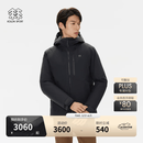 KOLON SPORT/可隆户外羽绒服 男士防水防风透湿轻量连帽高蓬鹅绒夹克 LHDJ5WN083-BK 黑色 2XL 185/104A