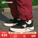 FILAFUSION 斐乐潮牌女鞋【章昊同款】帆布鞋女运动鞋滑板鞋 黑/奶白-BG 37.5