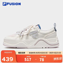 FILA FUSION斐乐潮牌章昊同款50-50 DX II帆布鞋新款休闲百搭运动女板鞋