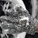 KLCB苛力洗车手套毛绒熊掌双面五指擦车打沫专用手擦加绒加厚不伤漆面 五指洗车手套【灰色】