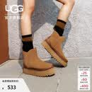 UGG秋季新款女士舒适时尚厚底经典迷你雪地靴1166731CHE|栗色38