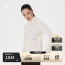 KOLON SPORT/可隆抓绒夹克 女子户外运动徒步登山连帽保暖透气上衣外套 LKFJ5SN010-CR 米白 XL 175/96A