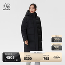 KOLON SPORT/可隆重量羽绒服 女士户外GTX SUPER BENCH防风鹅绒夹克 LKDJ5WN130-BK 黑色 M 165/88A