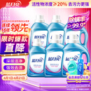 蓝月亮深层洁净洗衣液 薰衣草香 1.95kg*2瓶+1kg*4瓶 高效除螨 强效去污