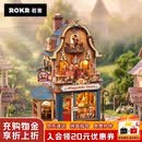 若客（ROKR）小熊玩具店 积木儿童玩具成人拼图diy手工拼装模型八音盒生日礼物