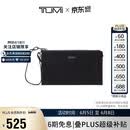 途明（TUMI）VOYAGEUR 女士高端时尚手拿包黑色拼烟枪色情人节礼物