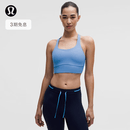 lululemon丨Energy女士交叉肩带长款运动内衣 *Evolve LW2ELBS 泳池派对蓝 S