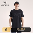 ARC'TERYX始祖鸟 CORMAC LOGO SS 男子 速干短袖T恤 BLACK/黑色 M